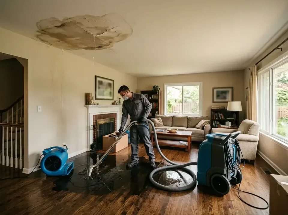 attic-pipe-burst-ceiling-drip-008 — frequently asked questions, Water Damage Restoration & Carpet Care in Big Lake, MN